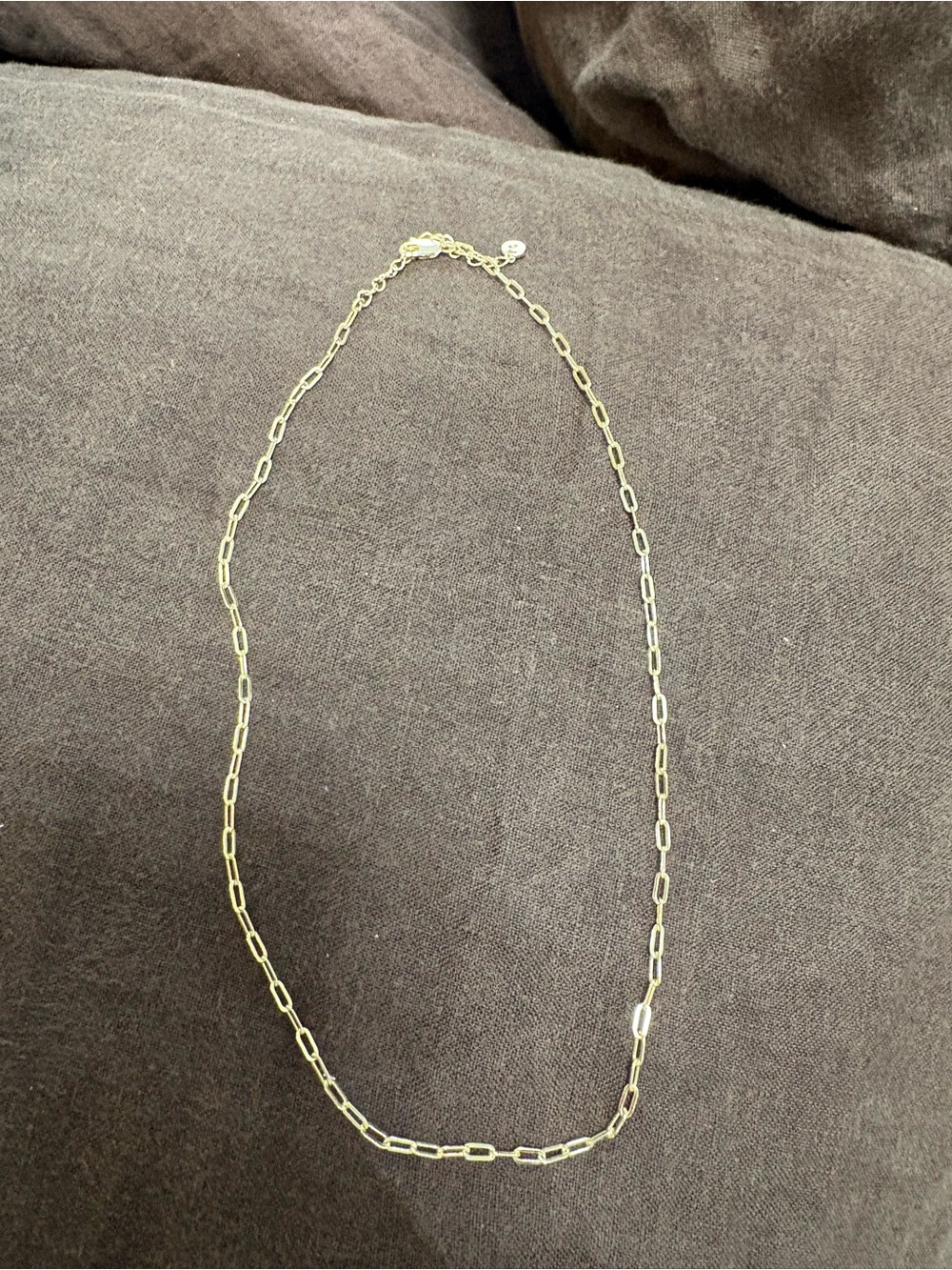 T.J.Maxx Gold Paperclip-Link Necklace